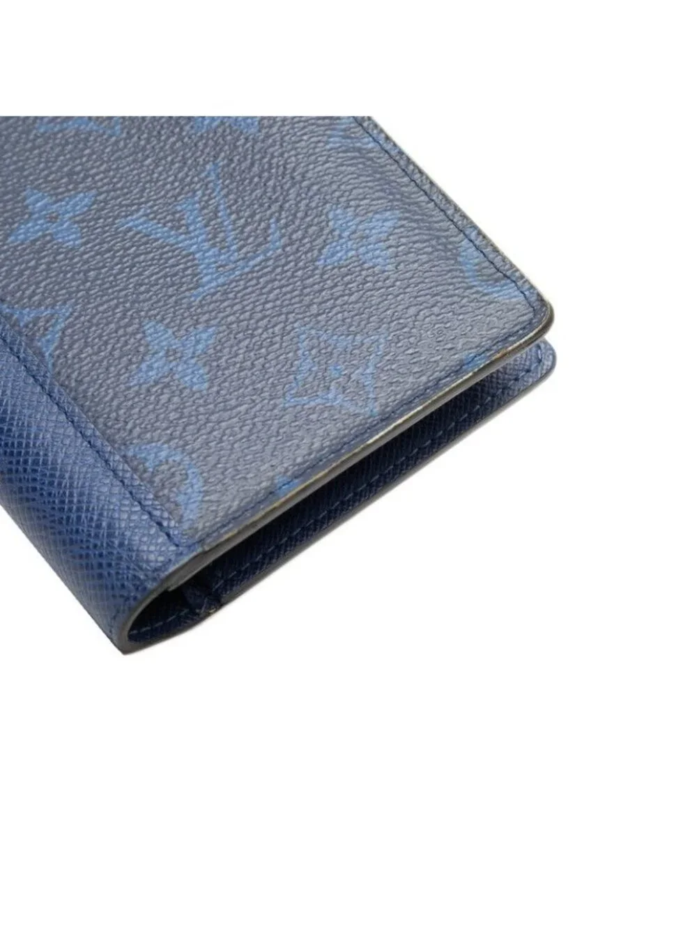 Louis Vuitton Monogram Brazza Wallet Cobalt Blue Taigarama